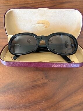 Cartier Black Oval Sunglasses